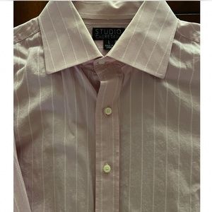 STUDIO brand men’s dress /casual shirt  long sleeve  shirt size L